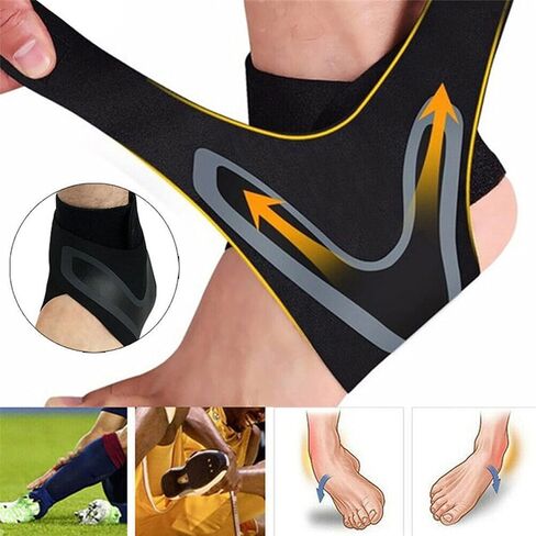 Kimiss 2 PCS Sport Sport Caneve Men Women - حزام الكاحل المضاد للتنفس - واقي وحامي في الكاحل عالي الأداء in Kuwait