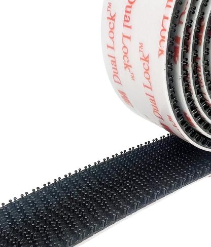 3M قفل ثنائي قابلين لإعادة التثبيت SJ3550 من النوع 250 (أسود ، 1 في × 4 قدم) ، الحجز القوي ، مقاومة للماء ، قابلة لإعادة الاستخدام للاستخدام الداخلي والخارجي in Kuwait