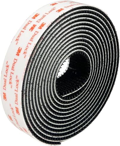 3M قفل ثنائي قابلين لإعادة التثبيت SJ3550 من النوع 250 (أسود ، 1 في × 4 قدم) ، الحجز القوي ، مقاومة للماء ، قابلة لإعادة الاستخدام للاستخدام الداخلي والخارجي in Kuwait