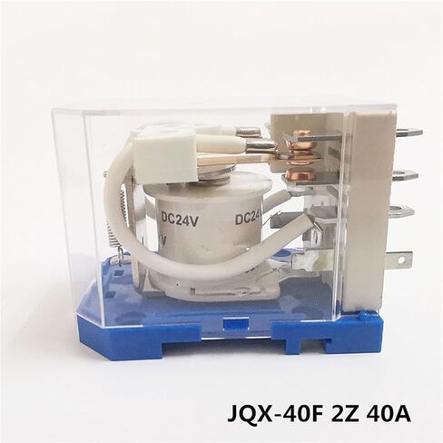 1PCS JQX-40F-2Z 40A ترحيل الطاقة 12VDC 24VDC 220VAC COLLUGAGNETIC RELAYS JQX-40F 2Z 8PIN DPDT 2NO 2NC (DC12V) in Saudi Arabia