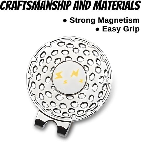 24 PCS Magnetic Golf Hat Clips Ball Marker Holder for Golf Gloves Hats Bags Caps Visor Belt in Kuwait