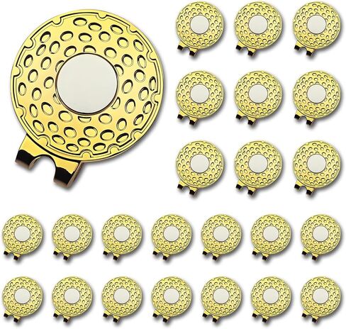 24 PCS Magnetic Golf Hat Clips Ball Marker Holder for Golf Gloves Hats Bags Caps Visor Belt in Kuwait