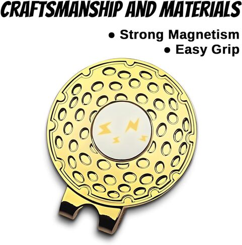 24 PCS Magnetic Golf Hat Clips Ball Marker Holder for Golf Gloves Hats Bags Caps Visor Belt in Kuwait