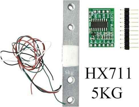 Load Cell 1KG 2KG 5KG 10KG 20KG HX711 AD Module Weight Sensor Electronic Scale Aluminum Alloy Weighing Pressure Sensor YZC-133(HX711) in Saudi Arabia