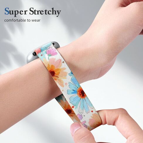 Odbeai Stretchy Bands Compatible with Fitbit Versa 4/Sense 2/Sense/Versa 3 in Kuwait