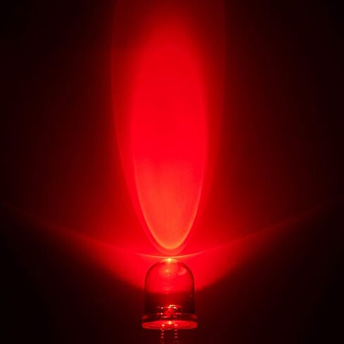 chanzon 50 pcs 10 مم أضواء الصمام الثنائي LED Red (RELAY ROLED DC 2V 20MA) مصابيح مصباح الإضاءة الساطعة مكونات إلكترونيات مؤشر مصابيح مؤشر مصباح ينبعث منه الثنائيات in Kuwait