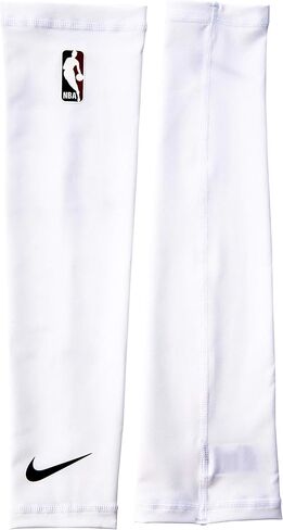 Nike NBA Shooter Sleeve - زوج (أبيض/أسود ، صغير) in Saudi Arabia
