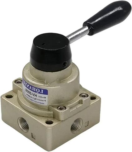 التبديل الهوائي يدوي الصمام الدوار HV200D واحد في واحد واثنين من خارج الأسطوانة عكس صمام اليد صمام اليد 02B (HV-02 1I4THREAD ، 12 مم) in Kuwait