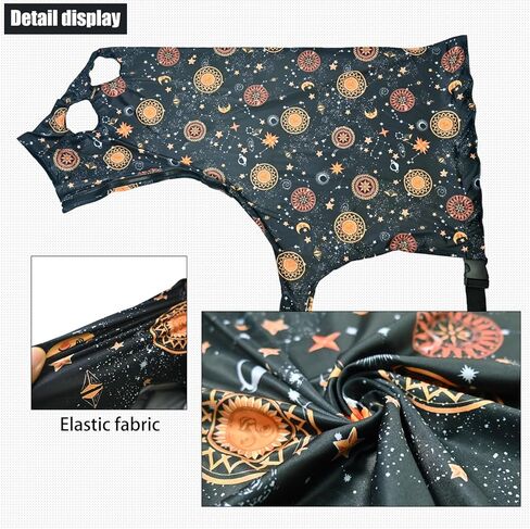 Horse Slicker Hood with Zipper: Snug Fit, No-Ears Design, and Extra Large Eye Holes for Face, Shoulders, Mane, Chest, and Withers - Perfect for Show-L(Flower) in Kuwait