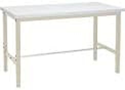 Global Industrial 48" W x 36" D Adjustable Height Workbench, 1-1/4" Thick ESD Square Edge, Tan in Saudi Arabia