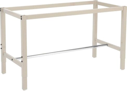 Global Industrial 48" W x 36" D Adjustable Height Workbench, 1-1/4" Thick ESD Square Edge, Tan in Saudi Arabia