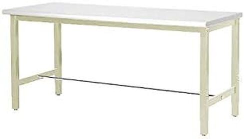 Global Industrial 60 "W × 36" D طاولة عمل قابلة للتعديل ، 1-1/4 "حافة مربعة ESD سميكة ، تان in Saudi Arabia