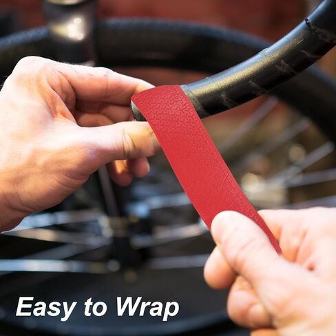 PATIKIL PU EVA Bike Handlebar Tape, 1 Pair Bicycle Bar Tape Ergonomic Comfort One Size with End Plugs & Adhesive Backs for Road Cycling Folding, Green in Saudi Arabia