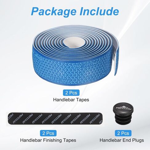 PATIKIL PU EVA Bike Handlebar Tape, 1 Pair Bicycle Bar Tape Ergonomic Comfort One Size with End Plugs & Adhesive Backs for Road Cycling Folding, Green in Saudi Arabia