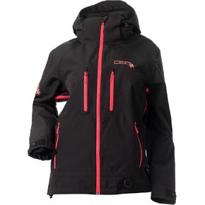 DSG Outerwear Women's Prizm 2.0 جاكيتات الثلج التقنية للثلوج | مقاوم للماء ، مقاوم للرياح ، غير معزول (الولايات المتحدة ، ألفا ، X-Small ، منتظم ، منتظم ، أسود) in Kuwait