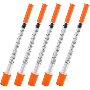 30pack 1ml محقنة مع 30G 5/16 "إبرة 8 مم ، مستلزمات مختبر ملفوفة بشكل فردي (1cc 30g 5/16" -30Pack) in Kuwait