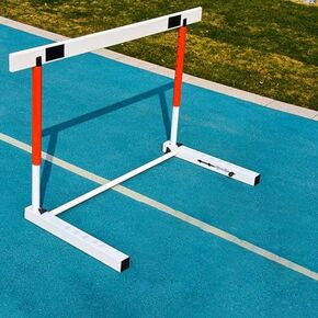 Adjustable Agility Hurdles, Detachable Training Equipment for Soccer Basketball Football, Sturdy Metal Construction for Durable Use in Kuwait