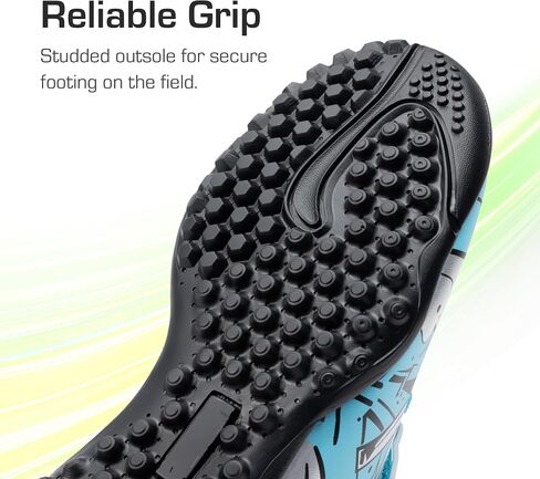 DREAM PAIRS Boys Girls Indoor Turf Soccer Cleats Lace Up Athletic Youth Futsal Football Casual Shoes for Little/Big Kid in Saudi Arabia