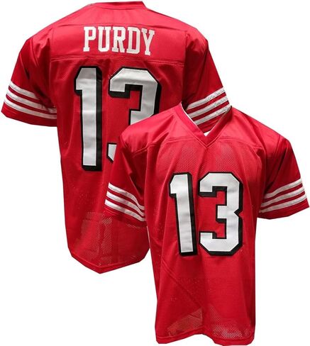 Custom Stitched Brock Purdy Youth Jersey Size Youth X-Large Red in Saudi Arabia