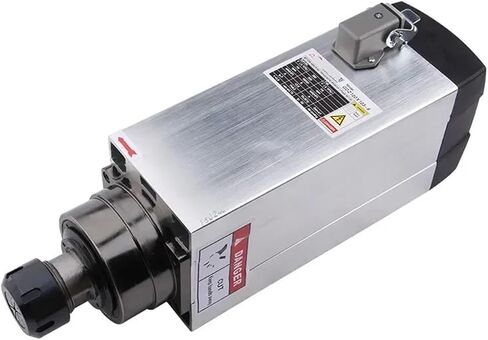 6KW 8HP ER32 220V spindle motor air-cooled 4-piece ceramic bearing high precision in Saudi Arabia