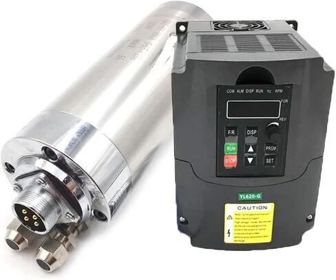 4.5Kw spindle motor 220V 100mm ER20 +5.5kw inverter VFD+75W water pump kit 24000rpm in Saudi Arabia