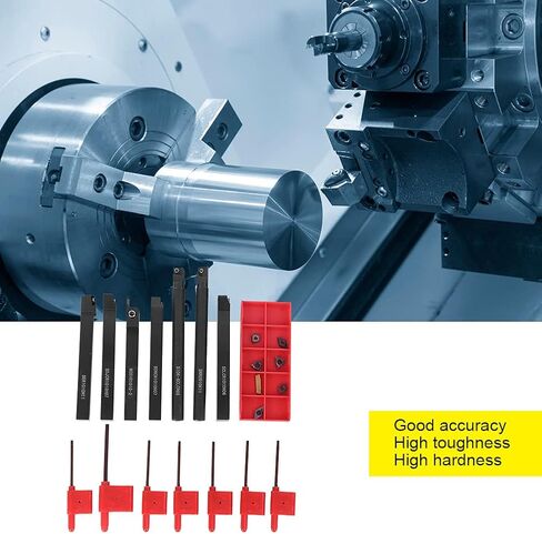 fafeicy 7pcs CNC Arbor Wrench Purple Black Tranning Tething for Steel Detivaliting Finishing in Kuwait