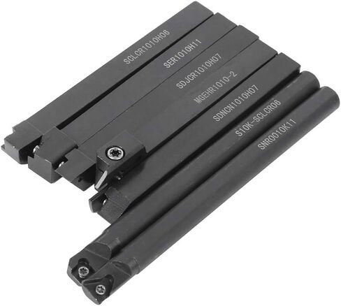 fafeicy 7pcs CNC Arbor Wrench Purple Black Tranning Tething for Steel Detivaliting Finishing in Kuwait