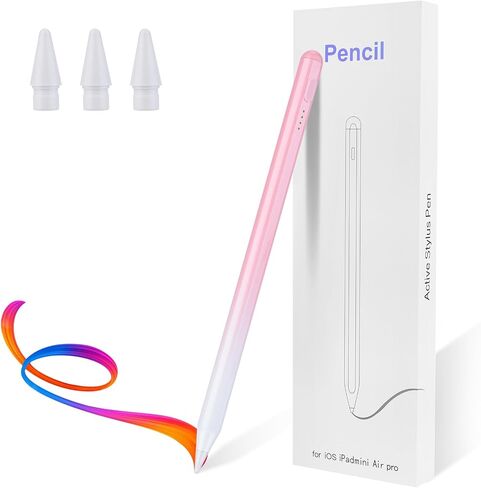 القلم القلم لـ iPad Pencil 6-11th Generation (2018-2025)-2x شحن سريع قلم رصاص متوافق مع Apple Pencil Pro 11 "/12.9"/M4 ، الهواء 3/4/5/M2/M3 ، MINI 5/6 in Saudi Arabia