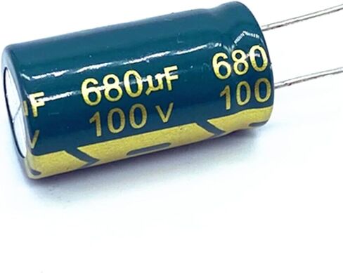 4pcs ارتفاع التردد المنخفض المقاومة 100V 680 فورت المكثف الكهربائي الحجم 16 * 25 680uf in Saudi Arabia