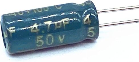 20pcs High Frequency Low Impedance 50v 4.7UF Aluminum Electrolytic Capacitor Size 5 * 11 in Saudi Arabia