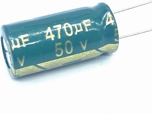 مكثف المنحل بالكهرباء من الألومنيوم ارتفاع تردد منخفض 50V 470 فورت الحجم 10 * 20 470UF 50V 10pcs in Saudi Arabia