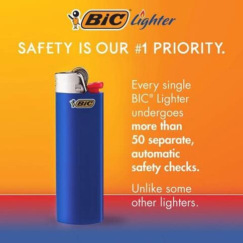 BIC Maxi Bocke Wighter ، سلسلة معدنية خاصة ، 8 Count Pack of Lighters in Kuwait