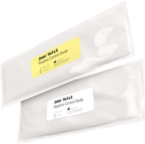 Lifesign 36025 - Status Flu A&B Flu Tests, CLIA-Waived for Swab Specimens, Made in The USA (25 Tests per Box) in Saudi Arabia
