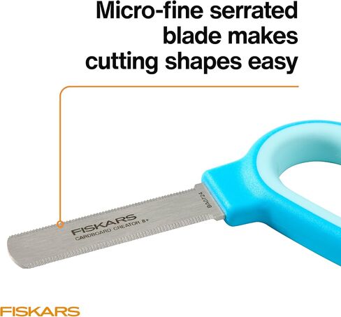 Fiskars Kids Super Scissors – Cutting Power for Cardboard, Foam, Felt & More with SoftGrip Handles, For Crafting and School Supplies, 6 inches in Saudi Arabia