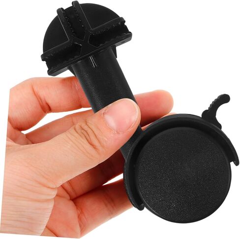 POPETPOP 8 Pcs Universal Replacement Stem Caster Wheels for Pet Cage, Black Silent Stemless Caster with Locking Feature, Durable Cat Cage Casters Replacement for Smooth Mobility in Saudi Arabia