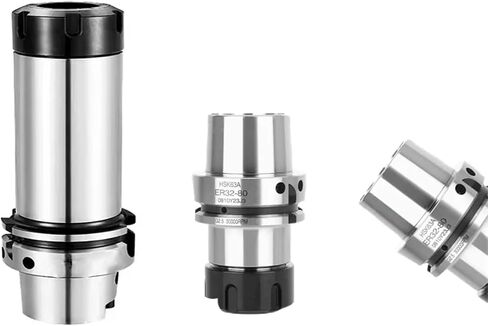 HSK63 ER HSK63A Tool Holder HSK32A HSK40A HSK50A HSK63A ER11 ER16 ER20 ER25 ER32 ER40 HSK Tool Holder Bracket Tool Collet Lathe Accessories(HSK63A-ER32-80L) in Kuwait