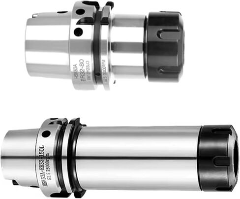 HSK63 ER HSK63A Tool Holder HSK32A HSK40A HSK50A HSK63A ER11 ER16 ER20 ER25 ER32 ER40 HSK Tool Holder Bracket Tool Collet Lathe Accessories(HSK63A-ER32-80L) in Kuwait