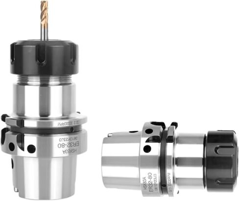 HSK63 ER HSK63A Tool Holder HSK32A HSK40A HSK50A HSK63A ER11 ER16 ER20 ER25 ER32 ER40 HSK Tool Holder Bracket Tool Collet Lathe Accessories(HSK63A-ER32-80L) in Kuwait