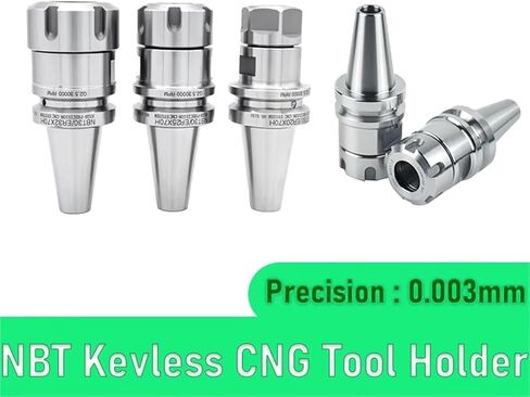 NBT30 ER11 ER16 ER20 ER25 ER32 Accuracy 0.002 Tool Holder GER16 GER20 GER25 GER32 Tool Holder NBT30 ER No Keyway Tools Shank Lathe Accessories(NBT30-ER20-60) in Kuwait