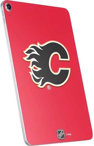 Skinit Decal Tablet Skin Compatible with iPad 11th Gen (2025) - Officially Licensed NHL Calgary Flames Solid Background Design in Saudi Arabia