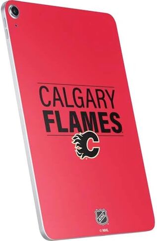 Skinit Skinit Tablet Tablet Skiner مع IPAD 11th Gen (2025) - NHL Calgary Flames مرخص رسميًا تصميم خلفية صلبة in Kuwait