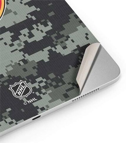 Skinit Decal Tablet Skin Compatible with iPad 11th Gen (2025) - Officially Licensed NHL Calgary Flames Solid Background Design in Saudi Arabia