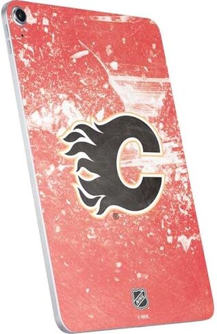 Skinit Decal Tablet Skin Compatible with iPad 11th Gen (2025) - Officially Licensed NHL Calgary Flames Solid Background Design in Saudi Arabia