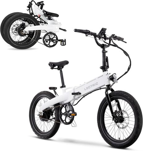 Lectric XP ™ Lite 2.0 Electric Bike | الدراجات القابلة للطي للبالغين - يزن فقط 49 رطلاً | 45 ميل نطاق ث/ 5 مستويات مساعدة دواسة | السرعة العلوية 20 ميلاً في الساعة - الفئة 1 و 2 ebike in Kuwait