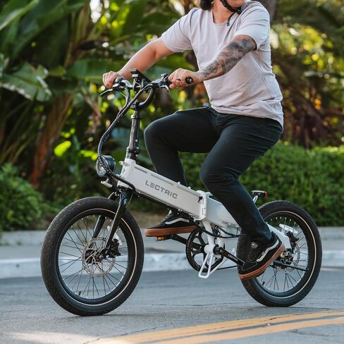 Lectric XP ™ Lite 2.0 Electric Bike | الدراجات القابلة للطي للبالغين - يزن فقط 49 رطلاً | 45 ميل نطاق ث/ 5 مستويات مساعدة دواسة | السرعة العلوية 20 ميلاً في الساعة - الفئة 1 و 2 ebike in Kuwait