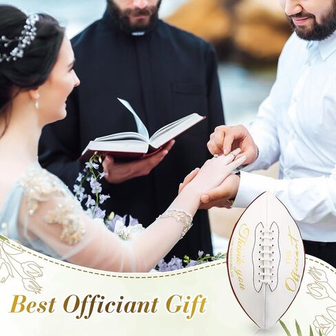 هدايا هدايا لكرة القدم Hydren ، شكرًا لك على الزواج منا أفضل مسؤول على الإطلاق ، هدايا اقتراح كرة القدم مع مضخة الوقوف لوزير زفاف القاضي القاضي in Saudi Arabia