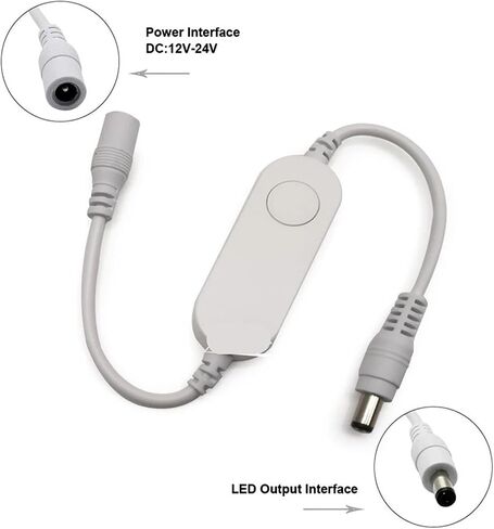 Tuya WiFi Smart Life APP DC12v-24V CCT RGB RGBW led Light Strip Wireless Remote Control Smart Home Used with Alexa/Google(Dimmer Controller) in Saudi Arabia