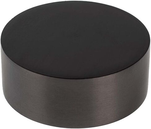 2" Dia. Oil Rubbed Bronze Outer End Cap for 2" O.D. Rail Tubing - 1 Pack in Saudi Arabia