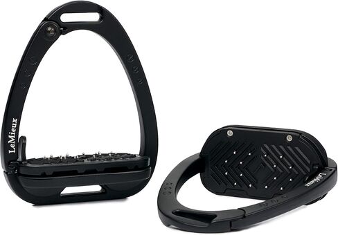 LeMieux Vector Balance Stirrups, Size 4-1/2, Black in Saudi Arabia