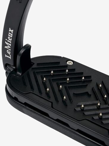 LeMieux Vector Balance Stirrups, Size 4-1/2, Black in Saudi Arabia